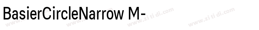 BasierCircleNarrow M字体转换 BasierCircleNarrow M字体转换